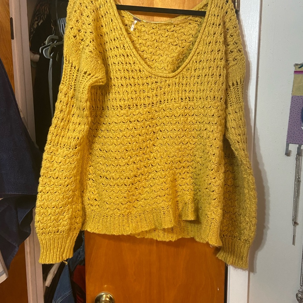 Over sized wool blend sweater